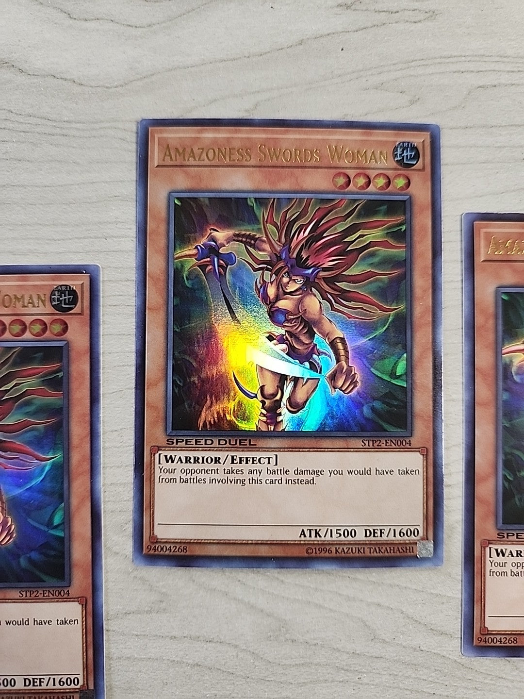 Yugioh: Amazoness Swords Woman Speed Duel Tournament Pack 2 STP2-EN004 Playset 