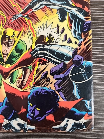 Iron Fist # 15 1st Appearance Bushmaster X-Men Crossover Final Issue 1977 FN/FN+