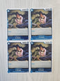 One Piece CCG Awakening of the New Era  X Drake OP05-055 Foil Rare x4 Play Set