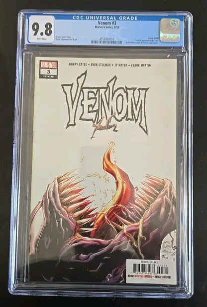 Venom #3  2018 1st Print  1st Appearance of Knull  CGC 9.8 🔥 