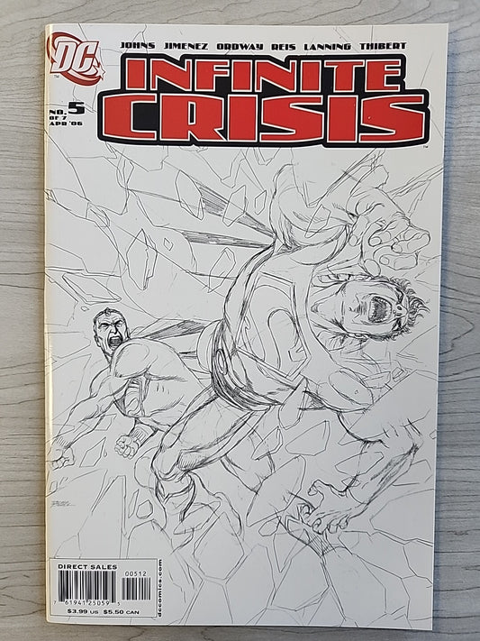 Infinite Crisis #5 C Perez Sketch Variant 2nd Printing NM 2006 1st Blue Beetle