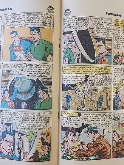 Superman #141 VG/VG+ Superman's Return To Krypton DC Comics 1960