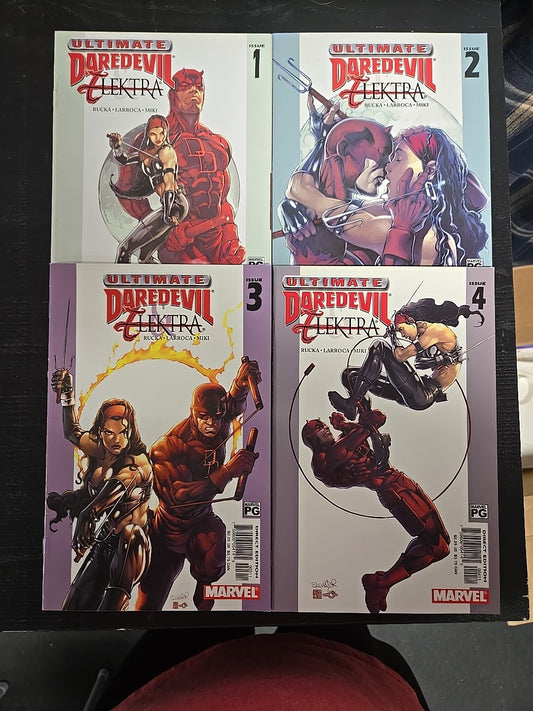 2003 Marvel Comics Ultimate Daredevil & Elektra 1-4 