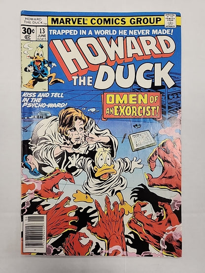 KISS Band Cameo & 1st Full Appearance Marvel (1977) Howard The Duck #12 #13 