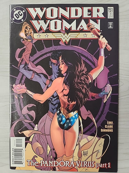 Wonder Woman #151 1999 Adam Hughes Cover The Pandora Virus Pt 1 See Pics