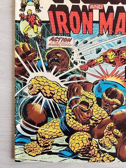Marvel Feature Presents #12 (1973) The Thing & Iron Man Marvel Comics Thanos