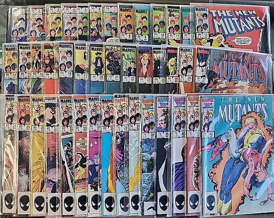 New Mutants #1-45 Lot Of 45 Marvel Comics Demon Bear No Missing Issues VF/VF+