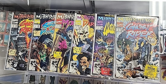 Rise of the Midnight Sons 1-6, Complete Series, Ghost Rider Polybagged 1992