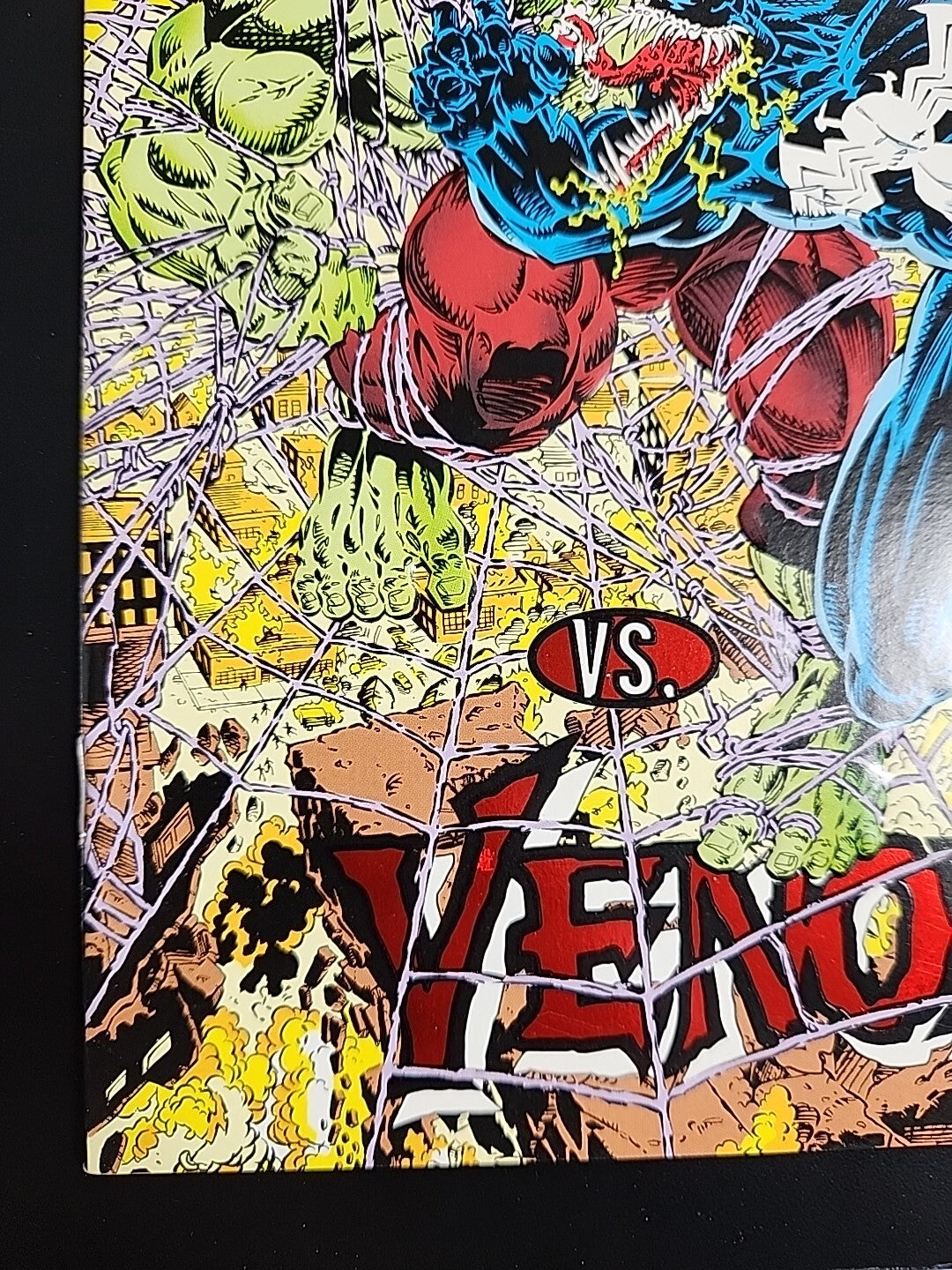 Incredible Hulk vs Venom #1 1994 Marvel Comics Foil Embossed Cover VF +