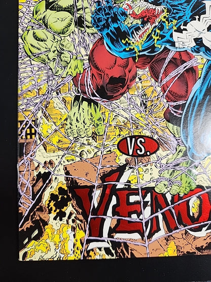 Incredible Hulk vs Venom #1 1994 Marvel Comics Foil Embossed Cover VF +