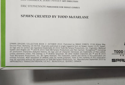 SPAWN ORIGINS COLLECTION BOOK 1 HC HARDCOVER IMAGE MCFARLANE WITH BOOK 2