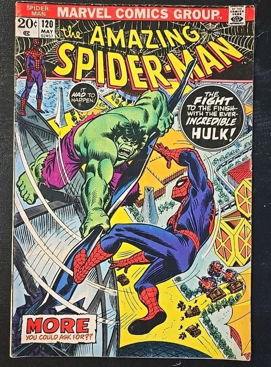 Amazing Spider-Man #120 - Spidey Vs The Hulk - Marvel Comics - Key Issue 🔥 