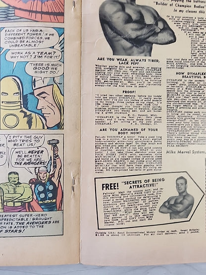 Marvel Tales King-Size Annual 2 G/VG Origins of X-Men Avengers Dr Strange 1965