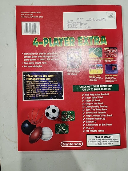 NINTENDO POWER 1990 Volume 19 Strategy Guide, 4-Player Extra Great Gift