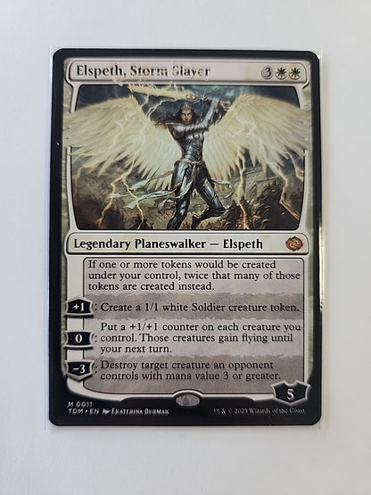 MTG Elspeth, Storm Slayer Tarkir: Dragonstorm Regular Mythic 11 English NM