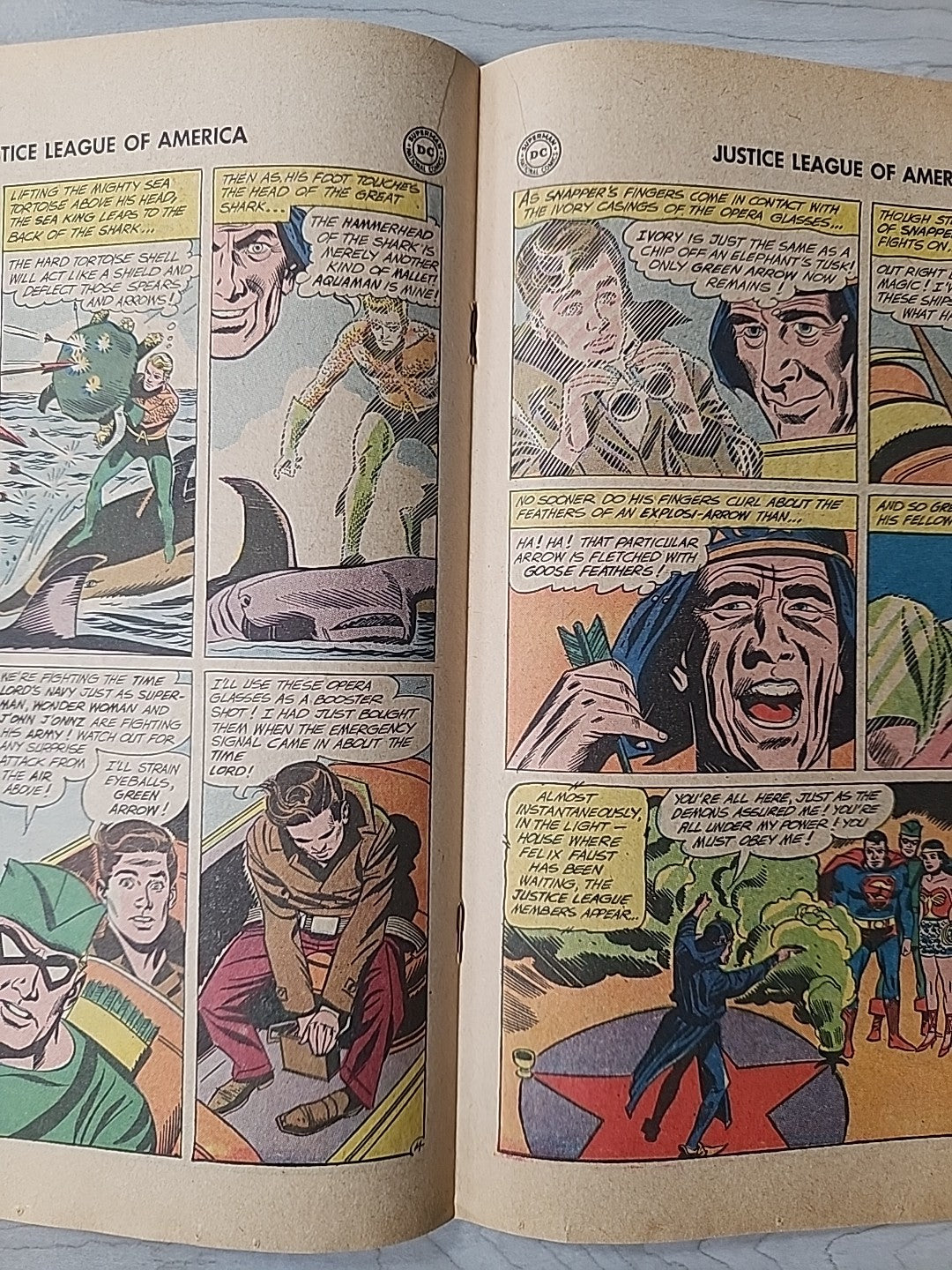 Justice League of America 10 1st Appearance Felix Faust JLA 1962 DC FN/VF 7.0