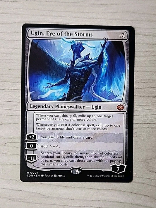MTG Ugin, Eye of the Storms Regular Tarkir: Dragonstorm (TDM) 0001 English NM