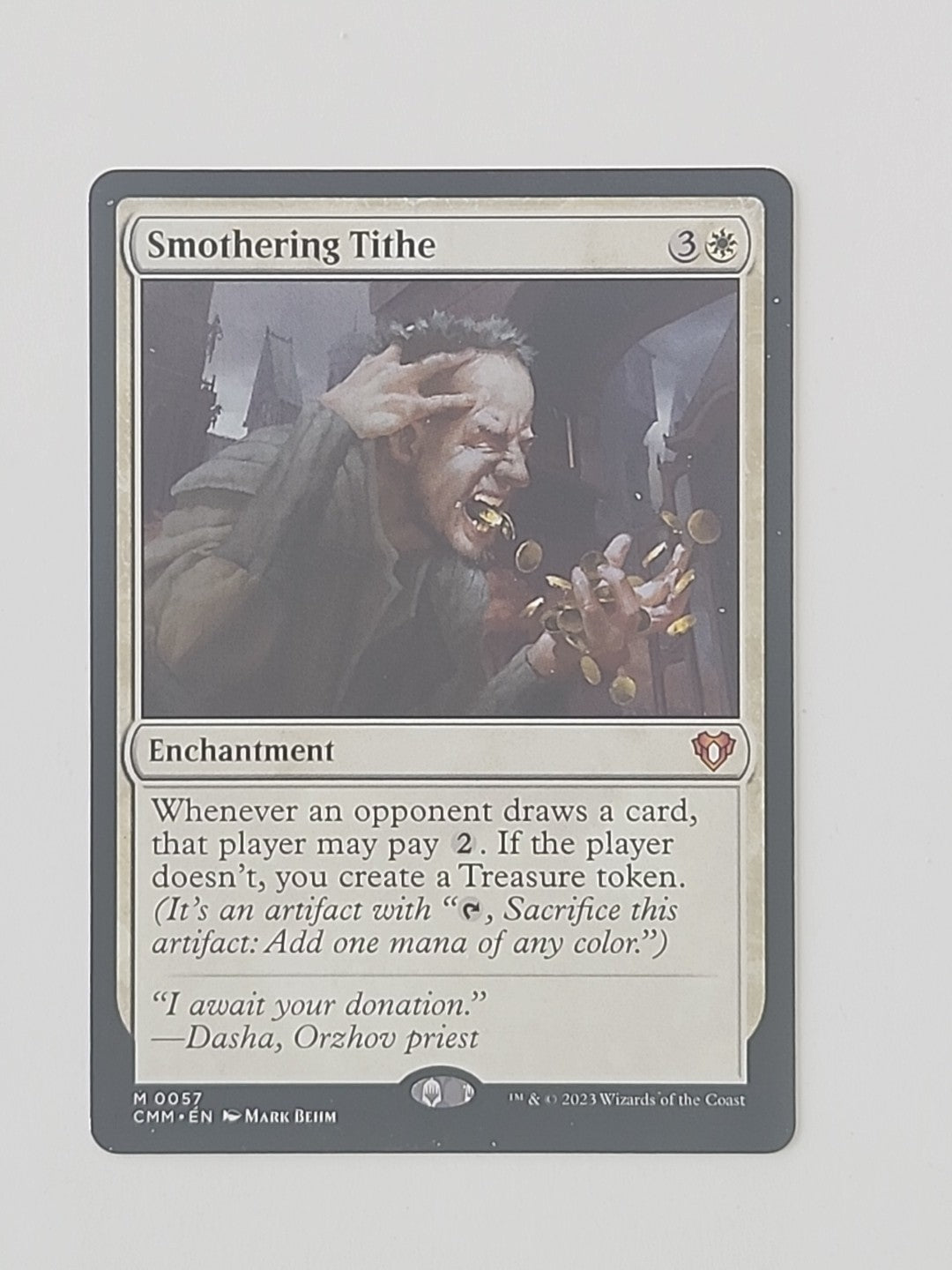 MTG Smothering Tithe Commander Masters Regular English Magic The Gathering 