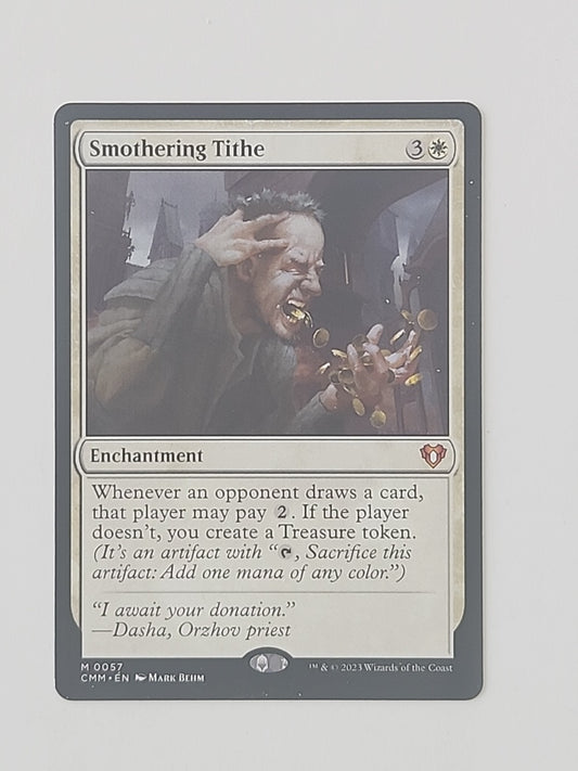MTG Smothering Tithe Commander Masters Regular English Magic The Gathering 