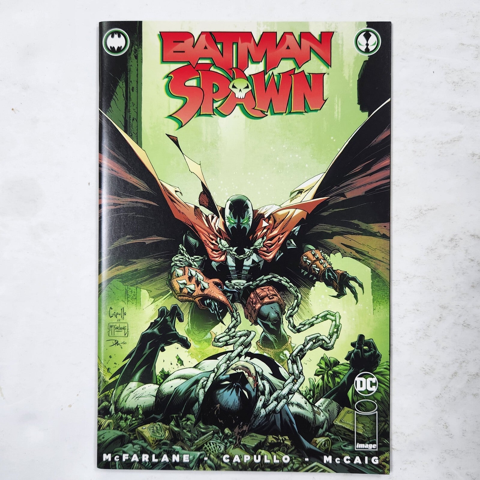 BATMAN/SPAWN #1 (2023) GREG CAPULLO 2ND PRINT VARIANT SET