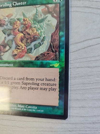 MTG Saproling Cluster Nemesis 114/143 Foil Rare Magic The Gathering Near Mint