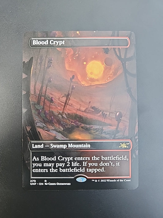 MTG Blood Crypt (Borderless) Non-Foil Unfinity 279 NM English Magic Rare Land