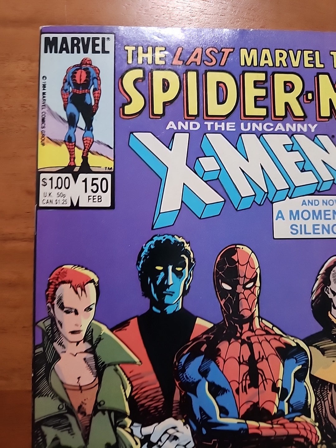 Marvel Team Up #150 (Feb 1985 Marvel) X-Men Spiderman Last Issue FN/VF 7.0