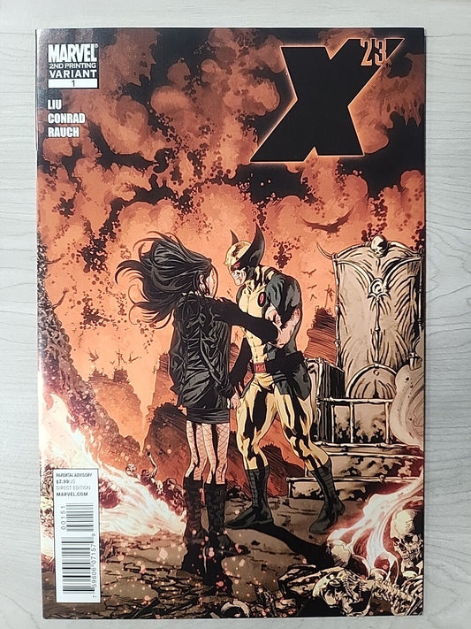 X-23 #1 RARE 2nd Printing Variant  (Marvel 2010) High Grade