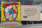 Superman Oversized Replica C-61 Signed Siegel & Shuster COA 1:250 Rare See Pics