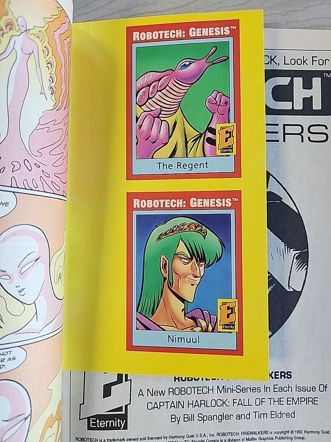 Robotech Genesis Legend of Zor # 1 2 3 4 Eternity Comics 1992 Newsstand & Direct