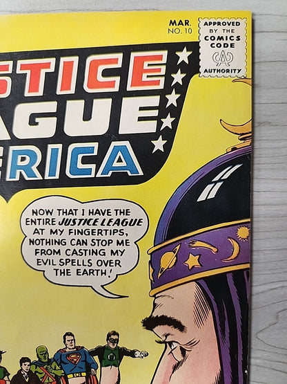 Justice League of America 10 1st Appearance Felix Faust JLA 1962 DC FN/VF 7.0