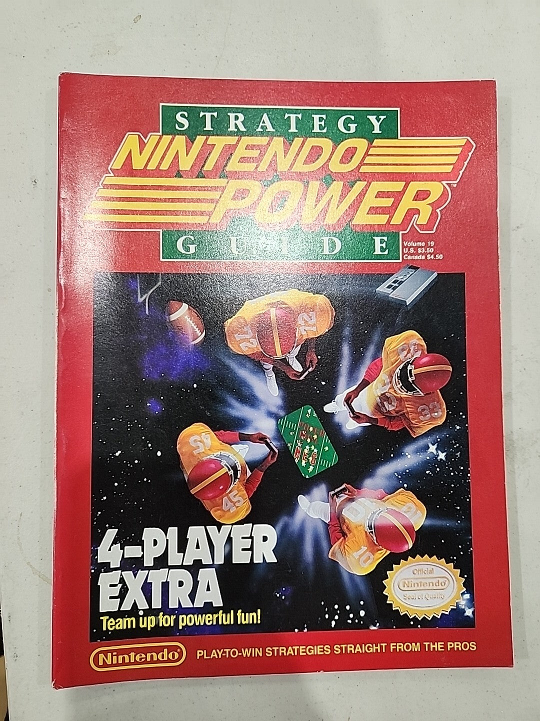 NINTENDO POWER 1990 Volume 19 Strategy Guide, 4-Player Extra Great Gift