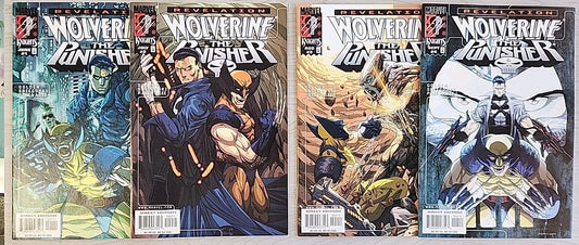 Wolverine/Punisher: Revelation #1-4 Complete Set (1999) Marvel Comics