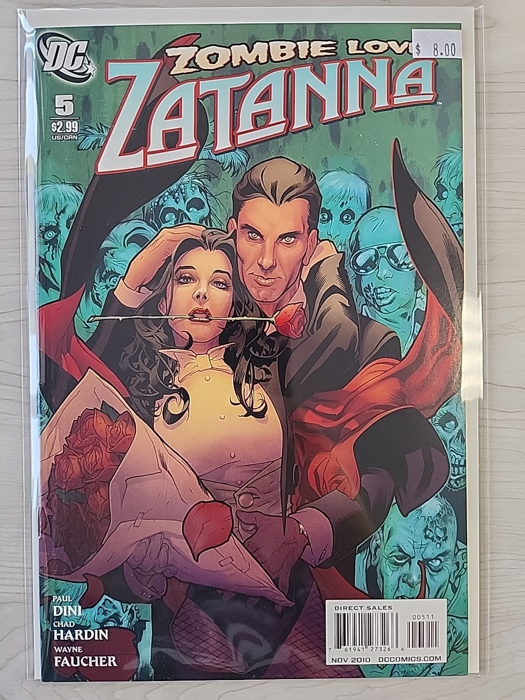 ZATANNA 2 - 10, 12 DC Comics 2010 Lot Of 10 Books Paul Dini A Covers