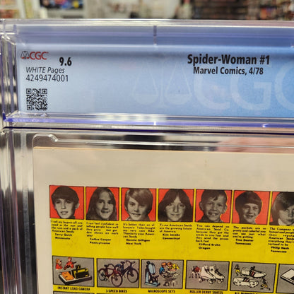 Spider-Woman #1 CGC 9.6 (1978) Marvel Comics White Pages