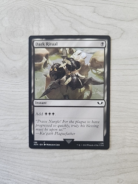 MTG Dark Ritual (196) Universes Beyond: Warhammer 40K Regular English NM Magic