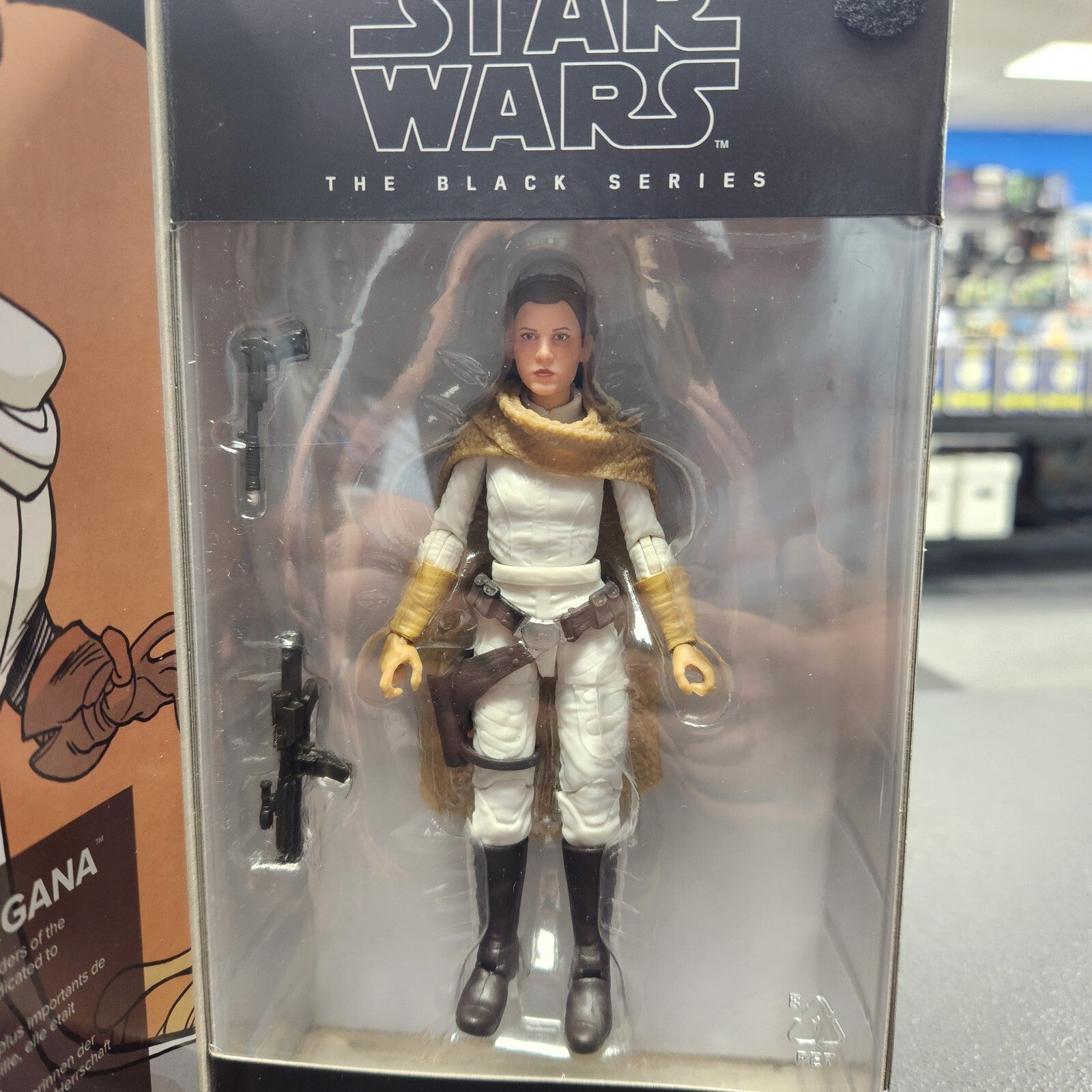 Star Wars The Black Series: Princess Leia Organa Action Figure Comic Book 