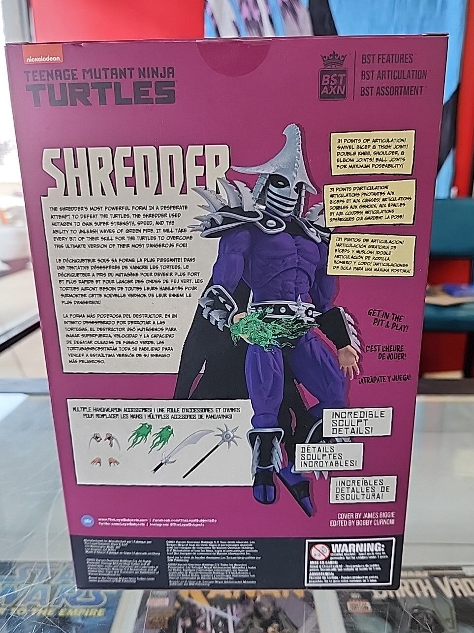 Super Shredder XL Tokka & Rahzar Lot Of 3 TMNT Figures BST AXN Loyal Subjects 