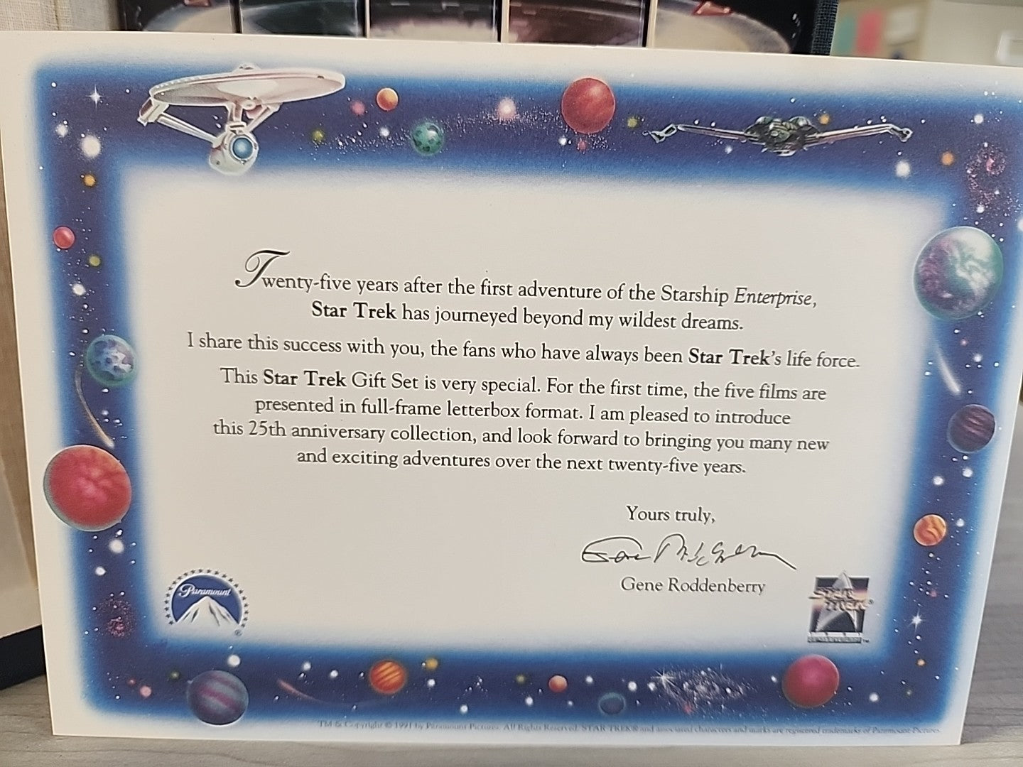 Star Trek The Movies 25th Anniversary Collection VHS 5 Films Original Case Cert