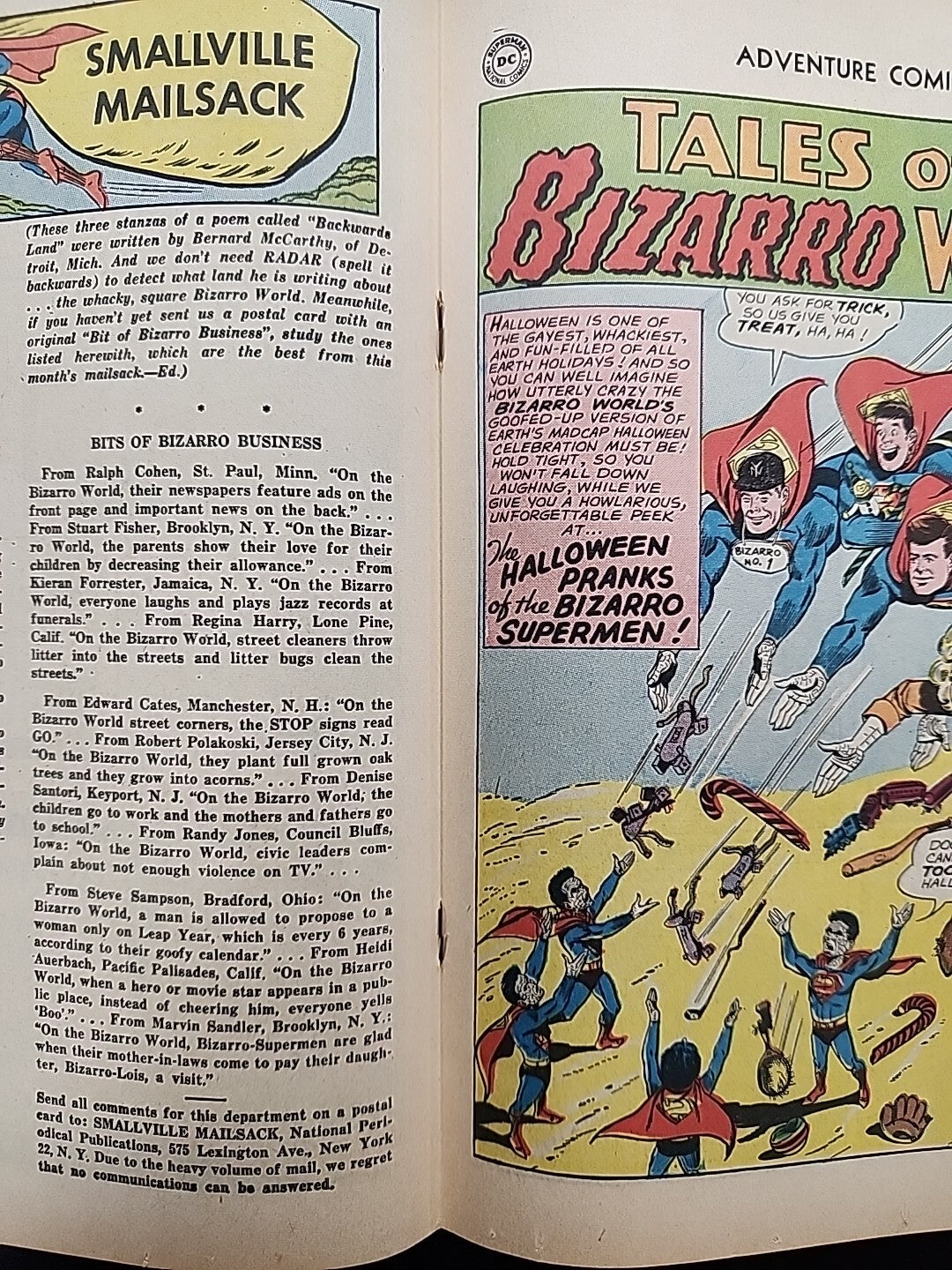 Adventure Comics #294 Bizarro John F Kennedy Marilyn Monroe DC Comics 1962 