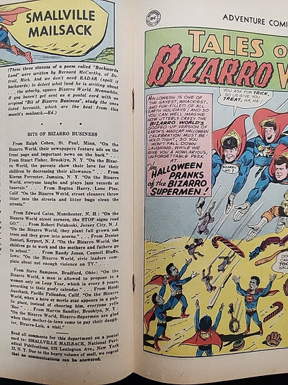 Adventure Comics #294 Bizarro John F Kennedy Marilyn Monroe DC Comics 1962 