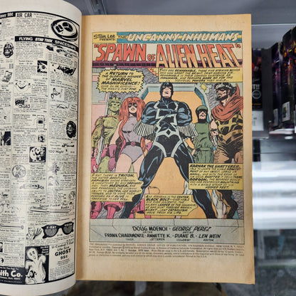 INHUMANS # 1 MARVEL COMICS October 1975 GEORGE PEREZ art 1st SOLO SERIES