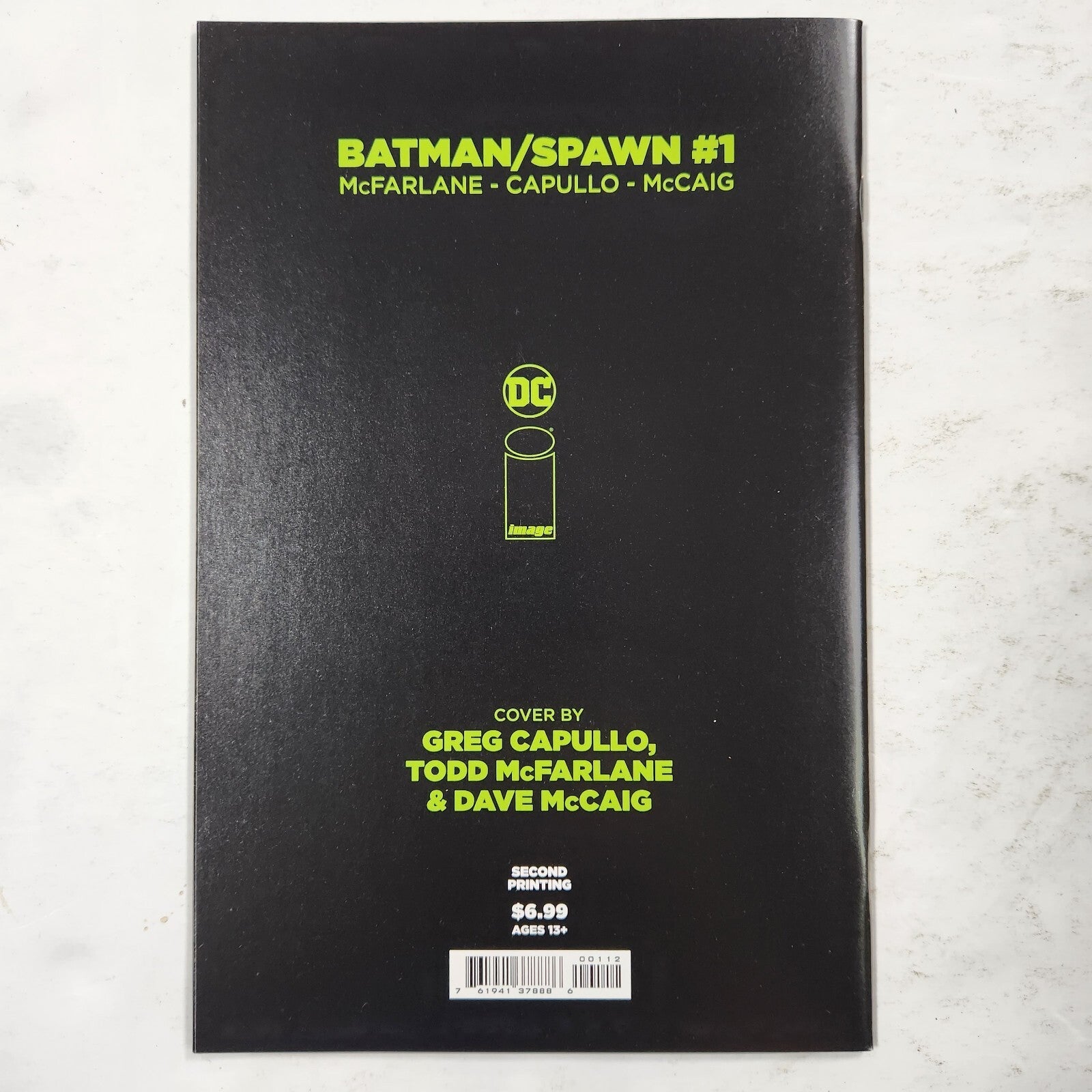 BATMAN/SPAWN #1 (2023) GREG CAPULLO 2ND PRINT VARIANT SET
