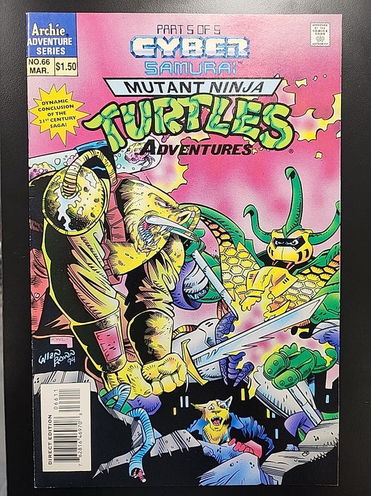 Teenage Mutant Ninja Turtles Adventures TMNT # 66 1995 Cyber Samurai Pt 5 