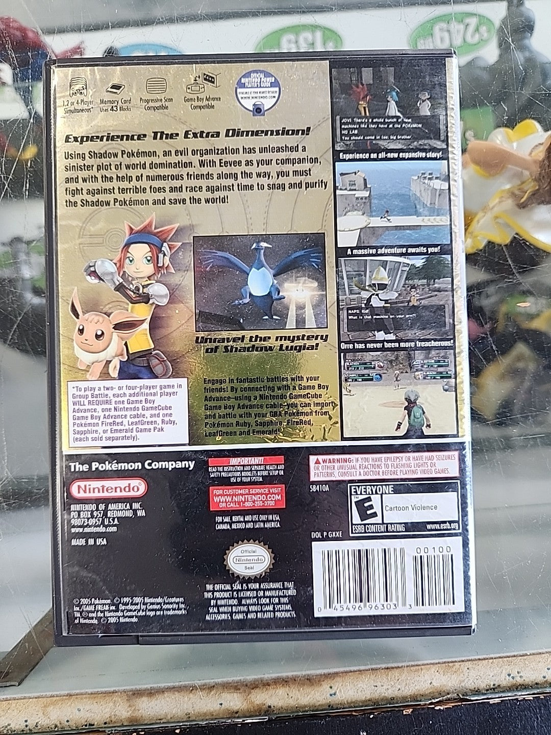 Pokemon XD Gale of Darkness (Nintendo GameCube, 2005) No Manual Tested Working