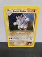 Pokémon TCG Brock's Rhydon Gym Heroes 2/132 Holo Unlimited Rare Vintage HP
