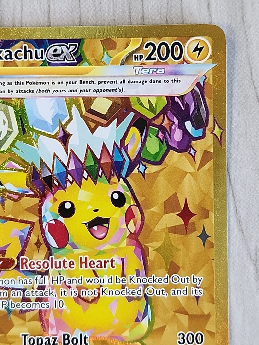 Pikachu ex 247/191 Surging Sparks 2024 SSP Secret Holo Pokémon Card TCG