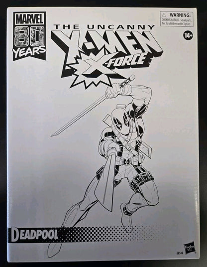 Marvel Legends Uncanny X-Men X-Force Retro Deadpool - Complete With Mailer Box 
