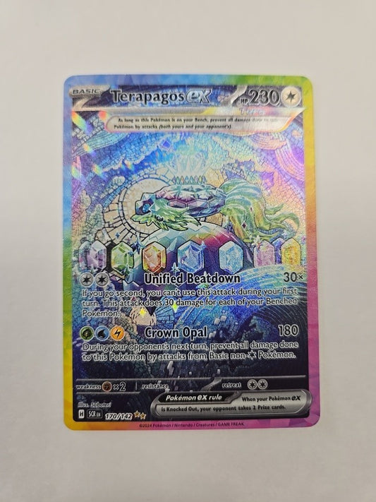 Terapagos ex 170/142 Sv07: Stellar Crown Pokemon TCG Special Illustration Rare