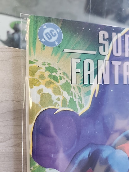 Superman / Fantastic Four Treasury Comic Signed Alex Ross & Dan Jurgens COA 1999